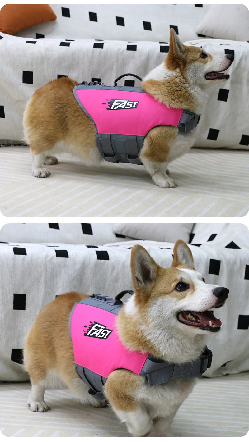 High Buoyancy Dog Life Preserver Vest