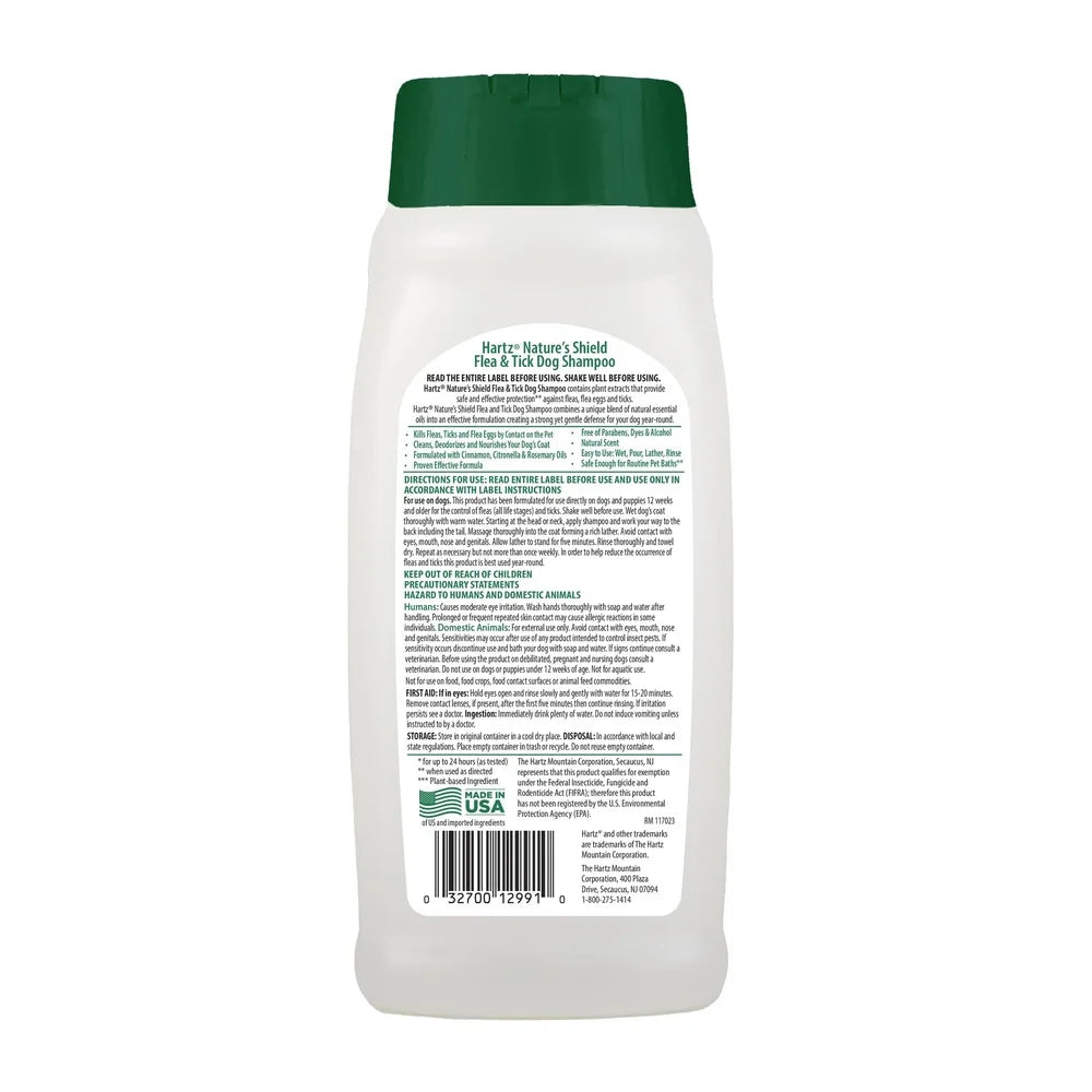 Fast Acting Effective Natural Flea & Tick Dog Shampoo