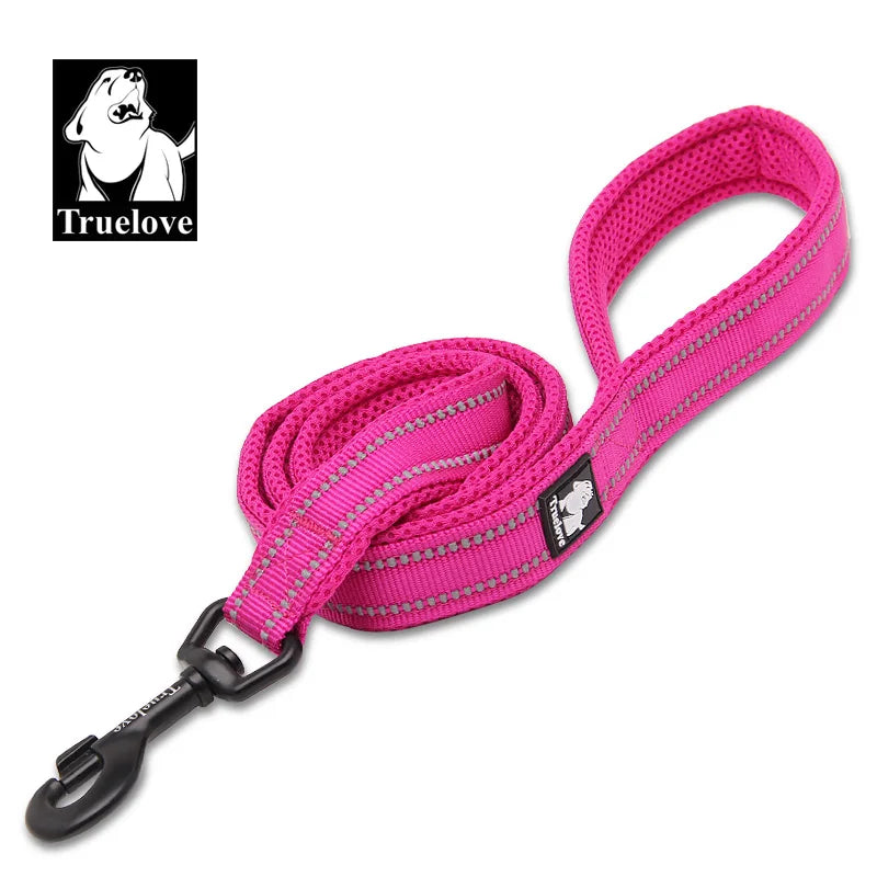 Soft Mesh Nylon Double Thick Reflective Dog Leash