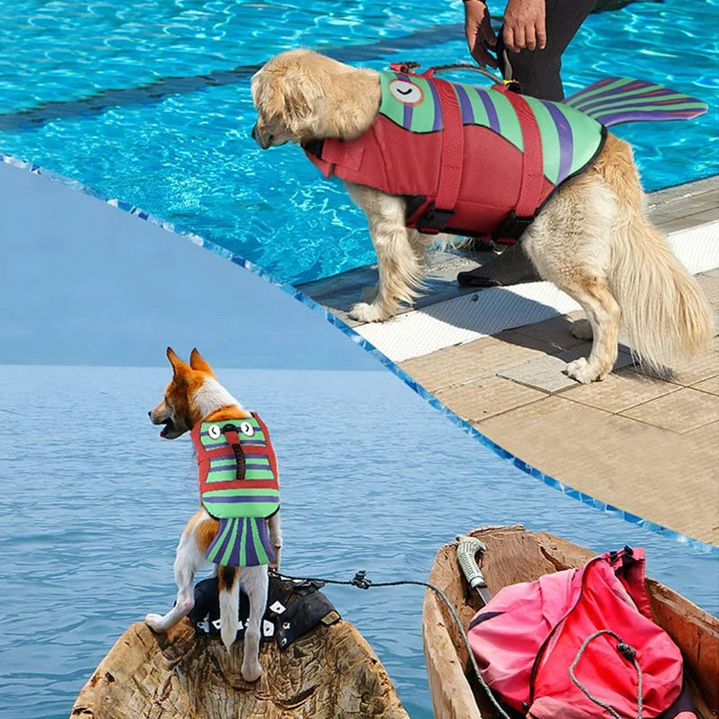 Enhanced Buoyancy Dog Safety Life Jacket