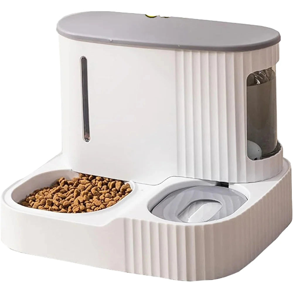 2-in-1 Gravity Pet Food & Water Dispenser