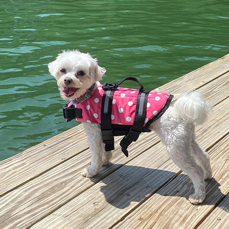 Summer Reflective Adjustable Dog Life Jacket