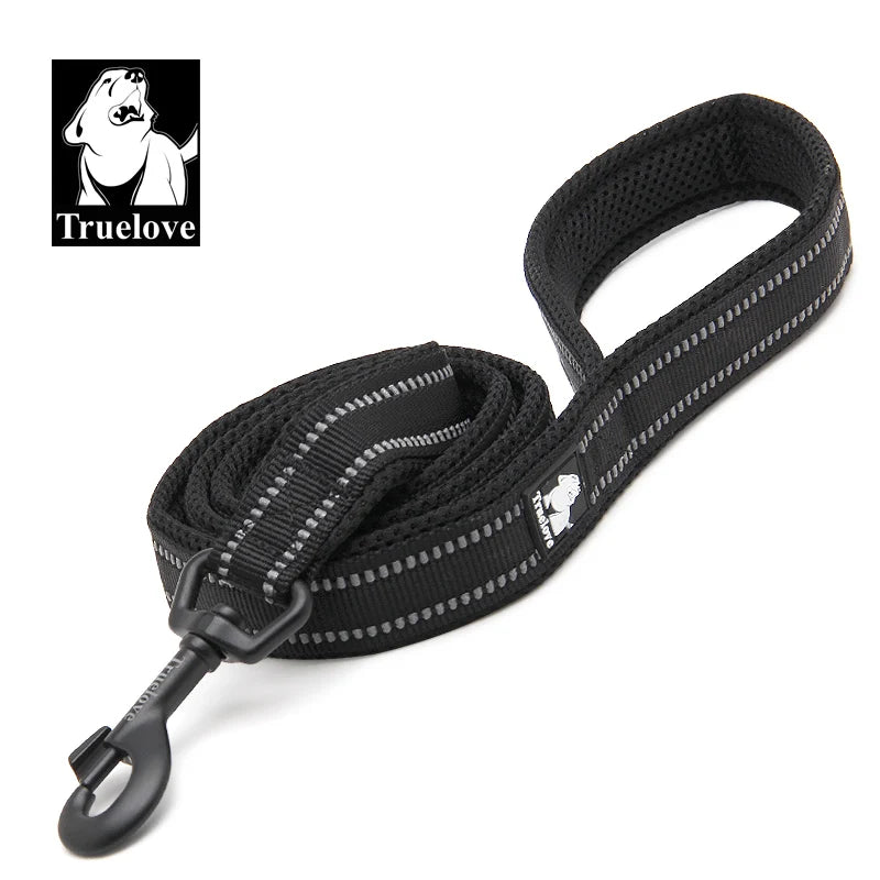 Soft Mesh Nylon Double Thick Reflective Dog Leash