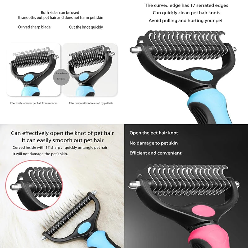 Pet Grooming Fur Knot Cutter Comb