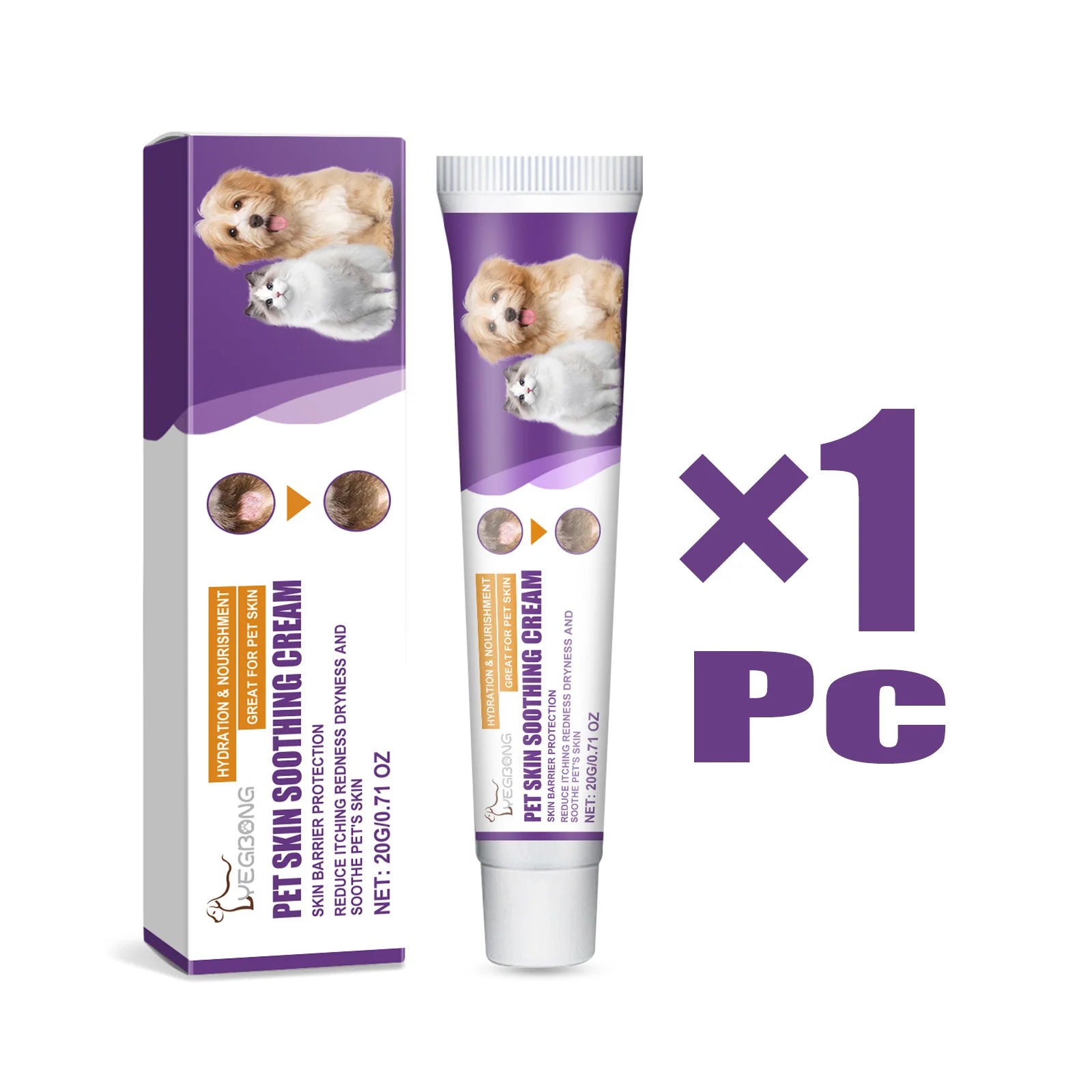 Pet Skin Soothing Itch Relief Repair Cream