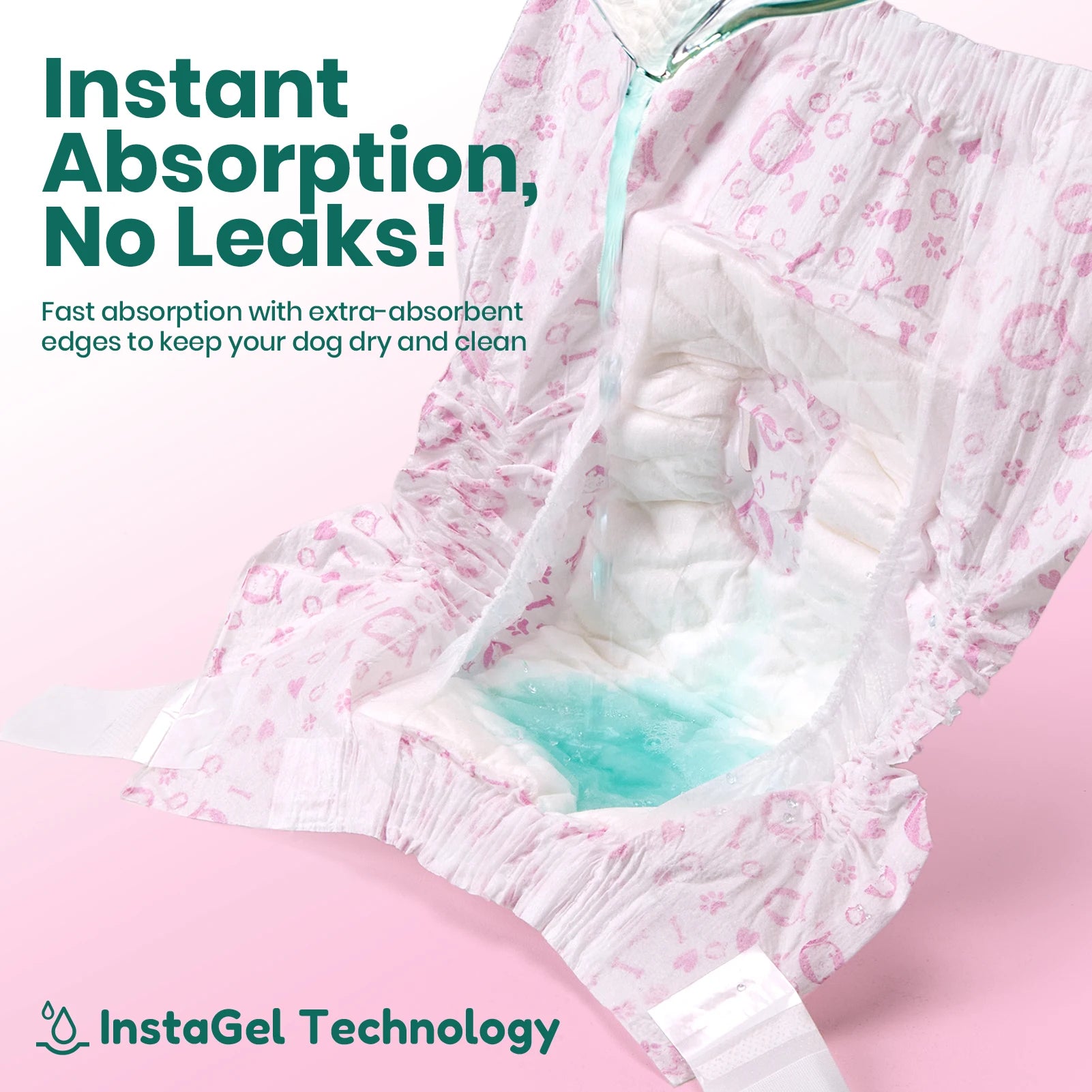 Soft & Breathable Disposable Female Dog Diapers