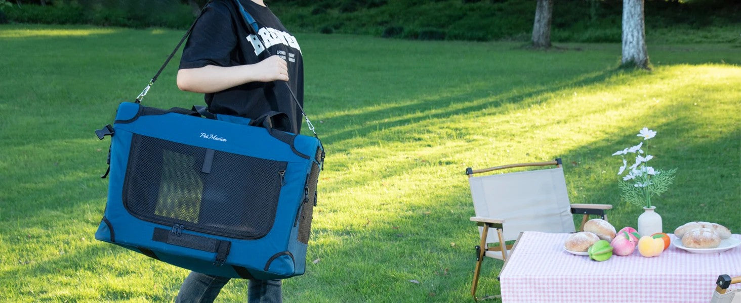 Safe & Comfy Extra Large Capacity Portable Pet Carrier