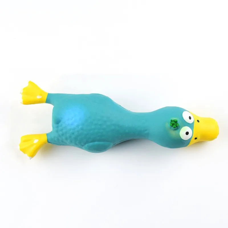 Cute Latex Chicken Shape Dog Squeak Toy