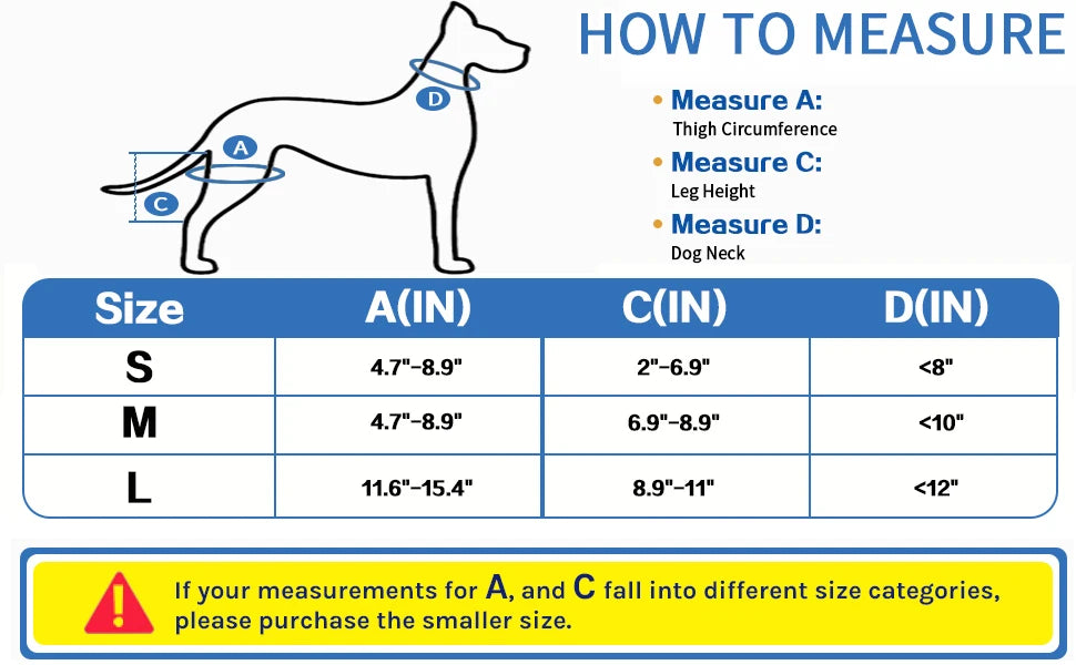 Adjustable Support Pet Knee Pads