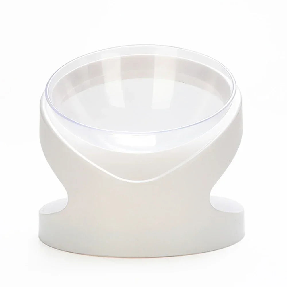 Anti-Slip High Tilted Neck Protector Pet Bowl