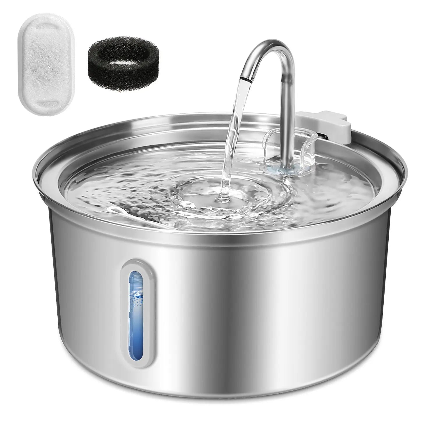 Ultra-Quiet Stainless Steel Pet Water Fountain