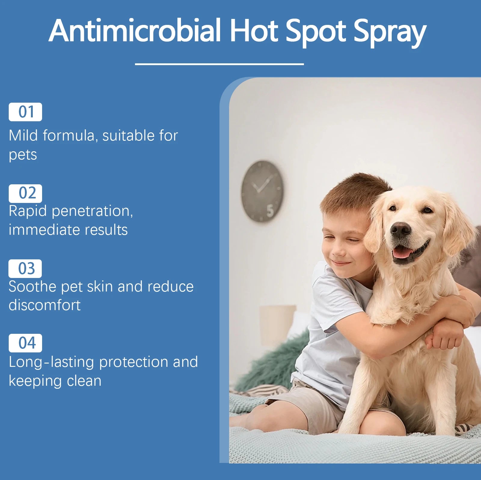 Pet Anti-Microbial Hot Spot Fur Spray