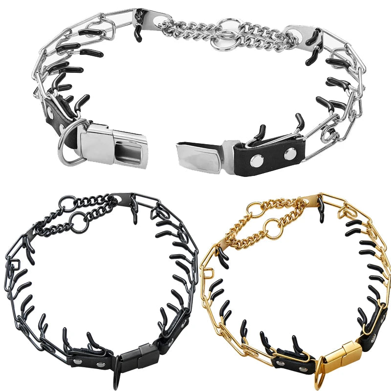 Metal Prong Stainless Steel Training Collar