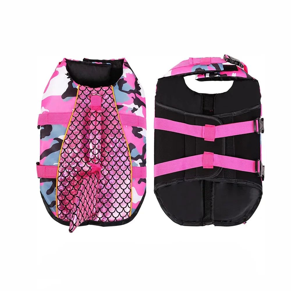 Shark Pets Adjustable Rip-Stop Dog Life Vest