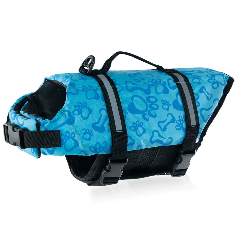 Summer Reflective Adjustable Dog Life Jacket
