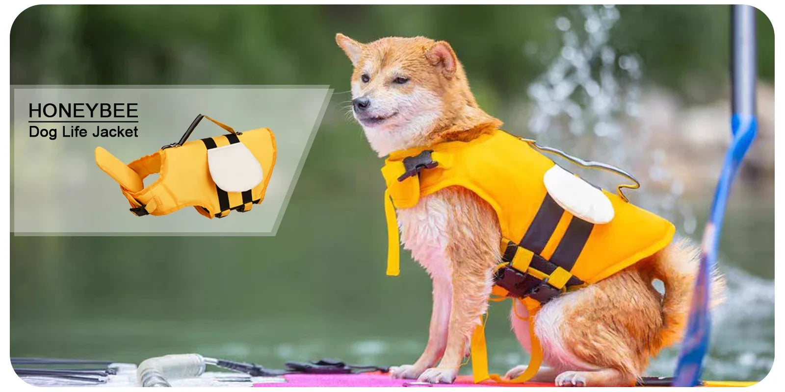 Reflective Adjustable Dog Flotation Life Vest