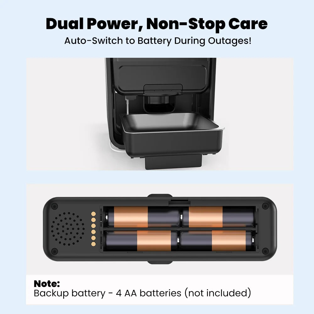 Adjustable Height Dual Smart Pet Feeder