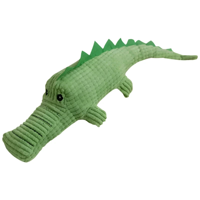 Crocodile Shape Plush Squeaky Dog Toy