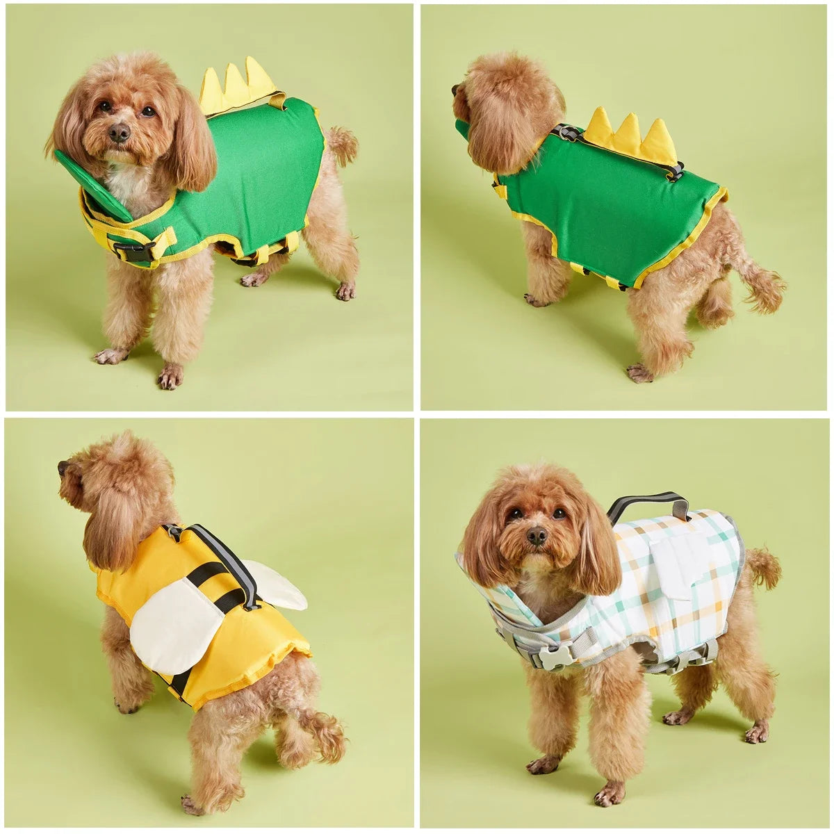 Reflective Adjustable Dog Flotation Life Vest