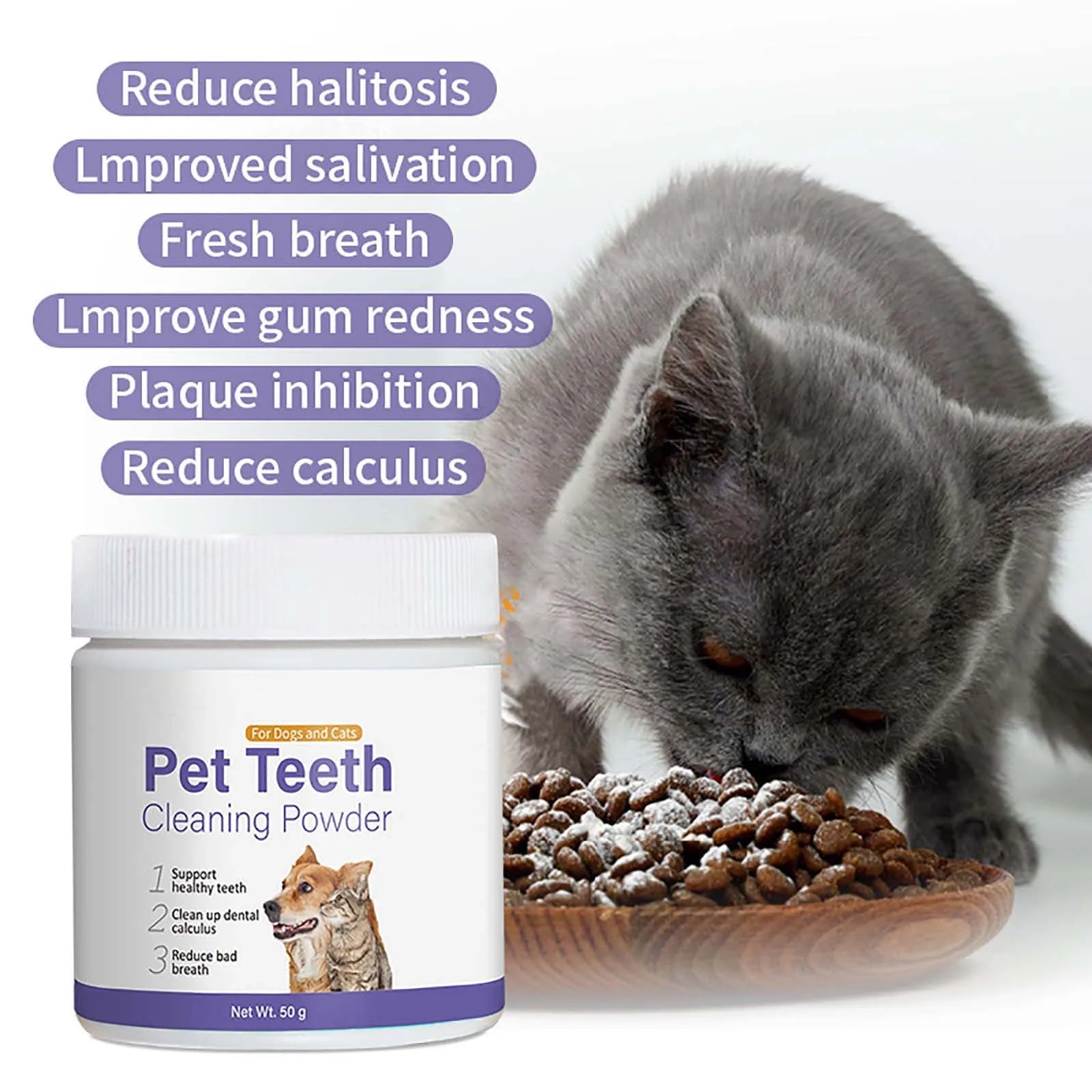 Fresh Breath Pet Teeth Cleaning Powder