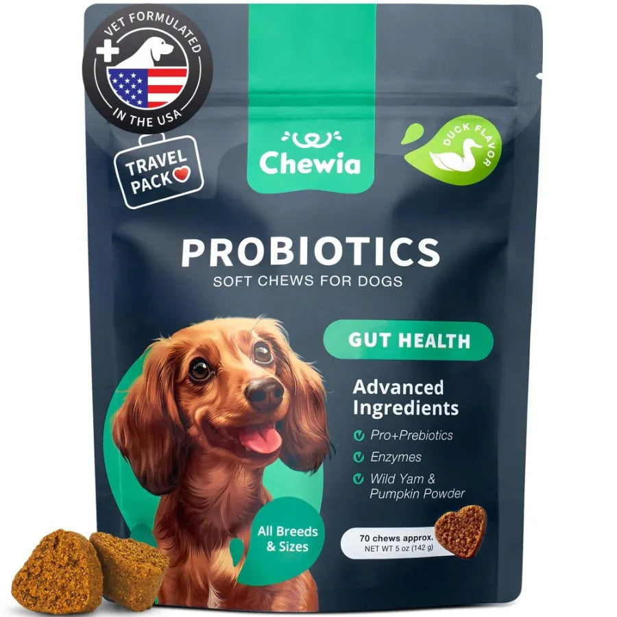 Dog Probiotic & Digestive Enzyme Soft Chew Travel Pack