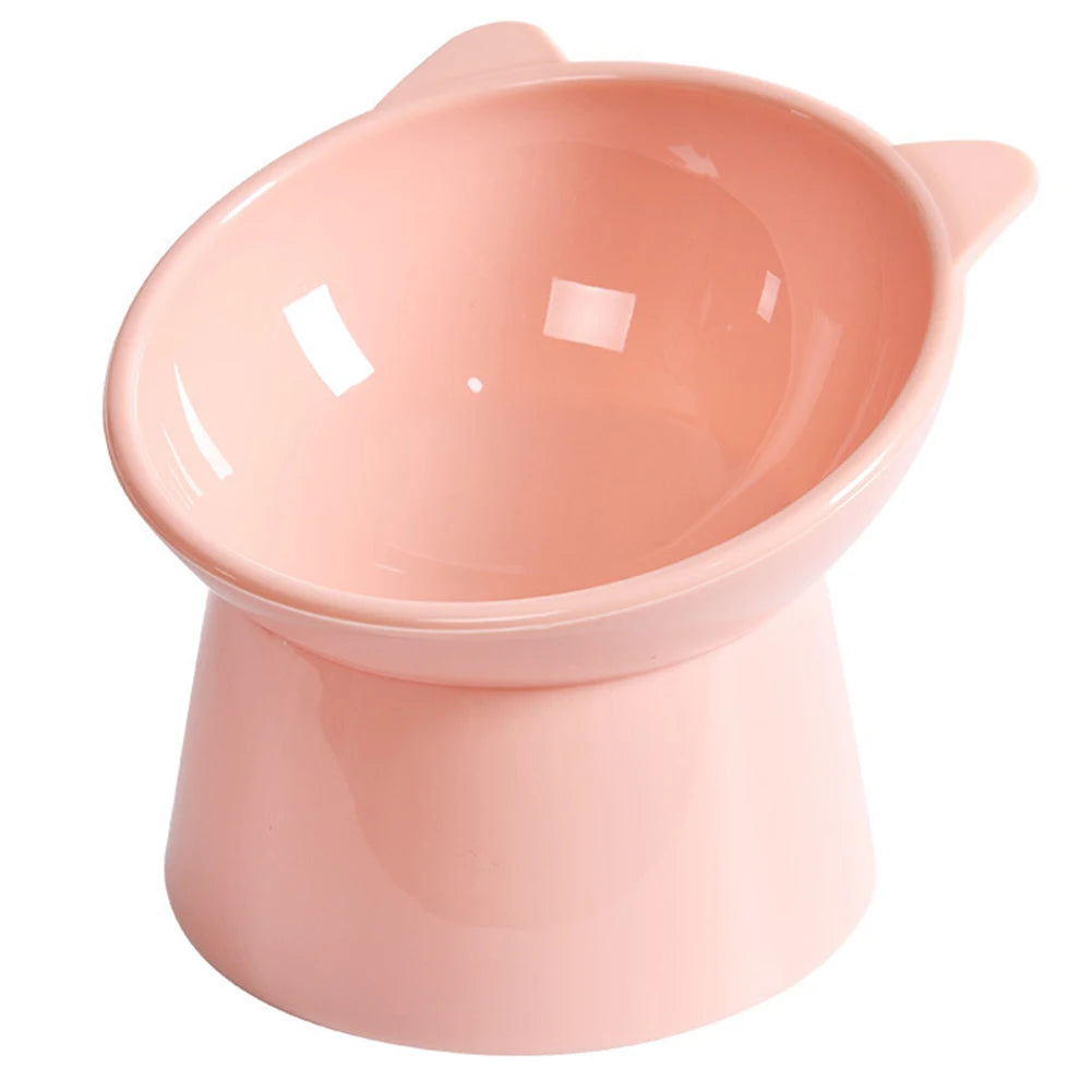 Tilted Ergonomic Raised Pet Food Bowl