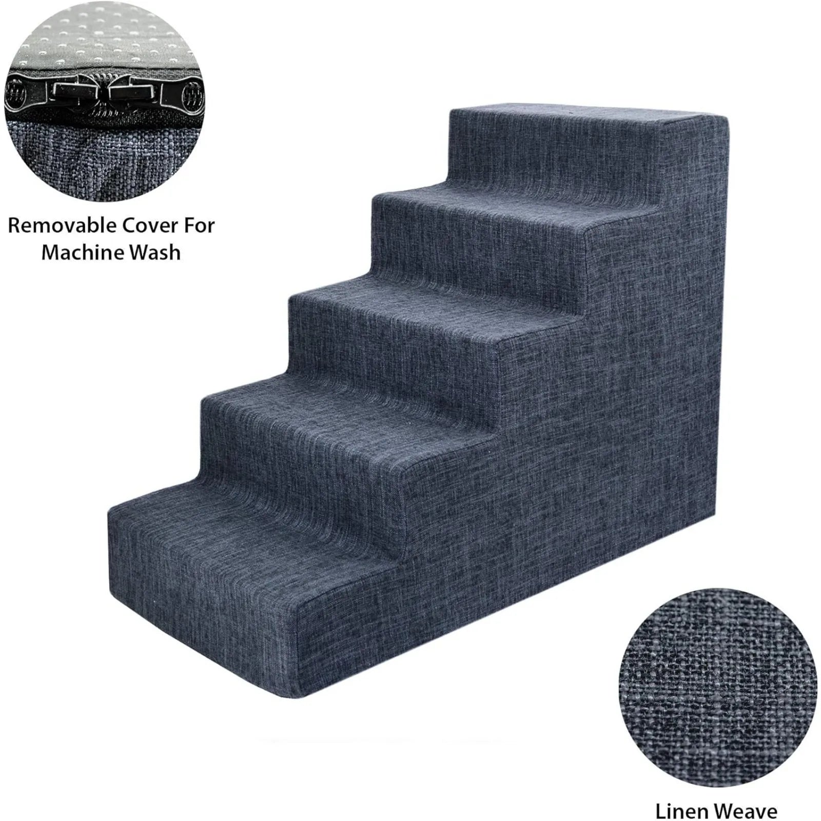Non-Slip CertiPUR Foam Pet Stairs