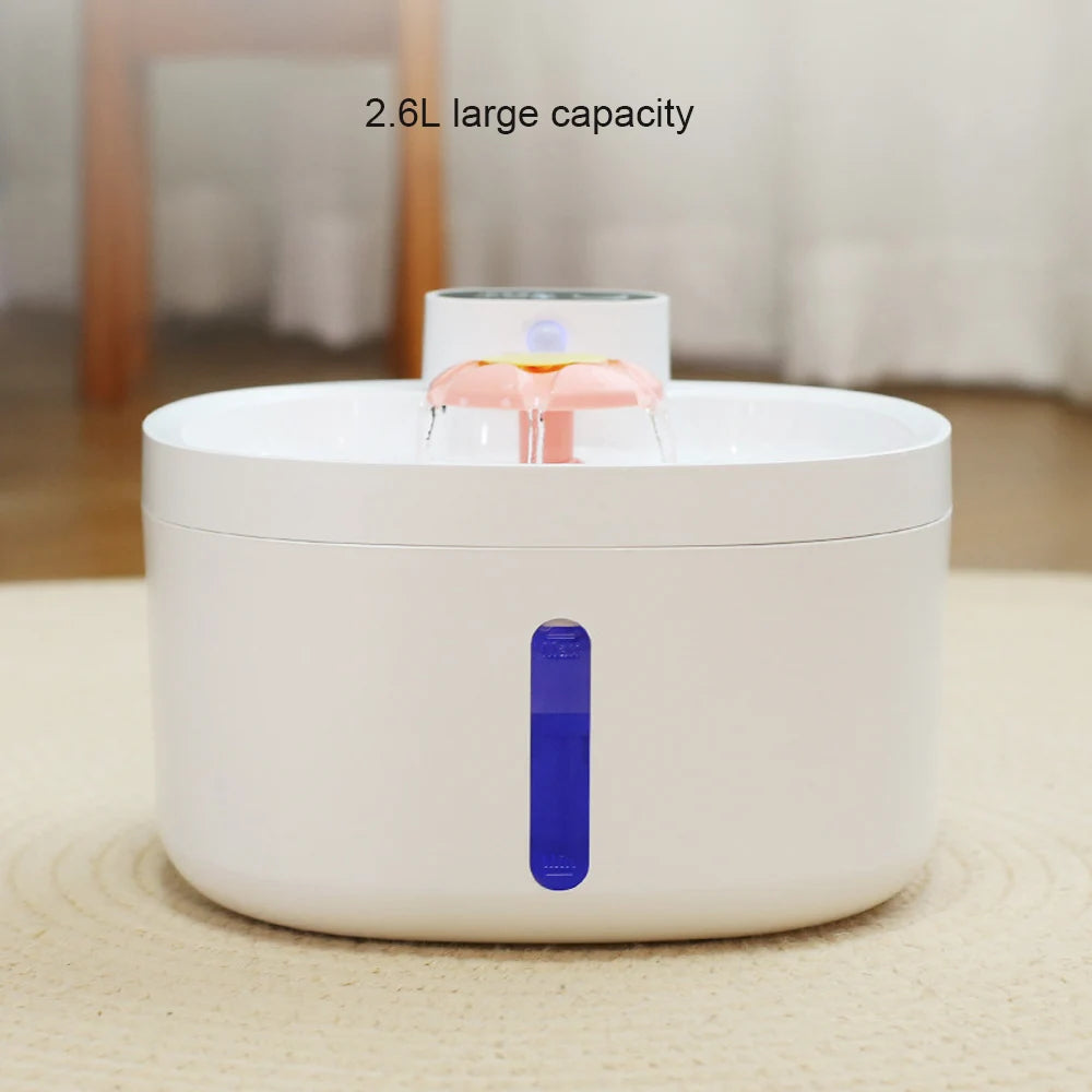 Wireless 2.6L Smart Pet Water Fountain w/Sensor