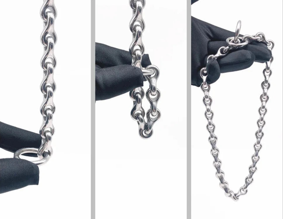 Strong Stainless Steel Dog Keel Chain Collar