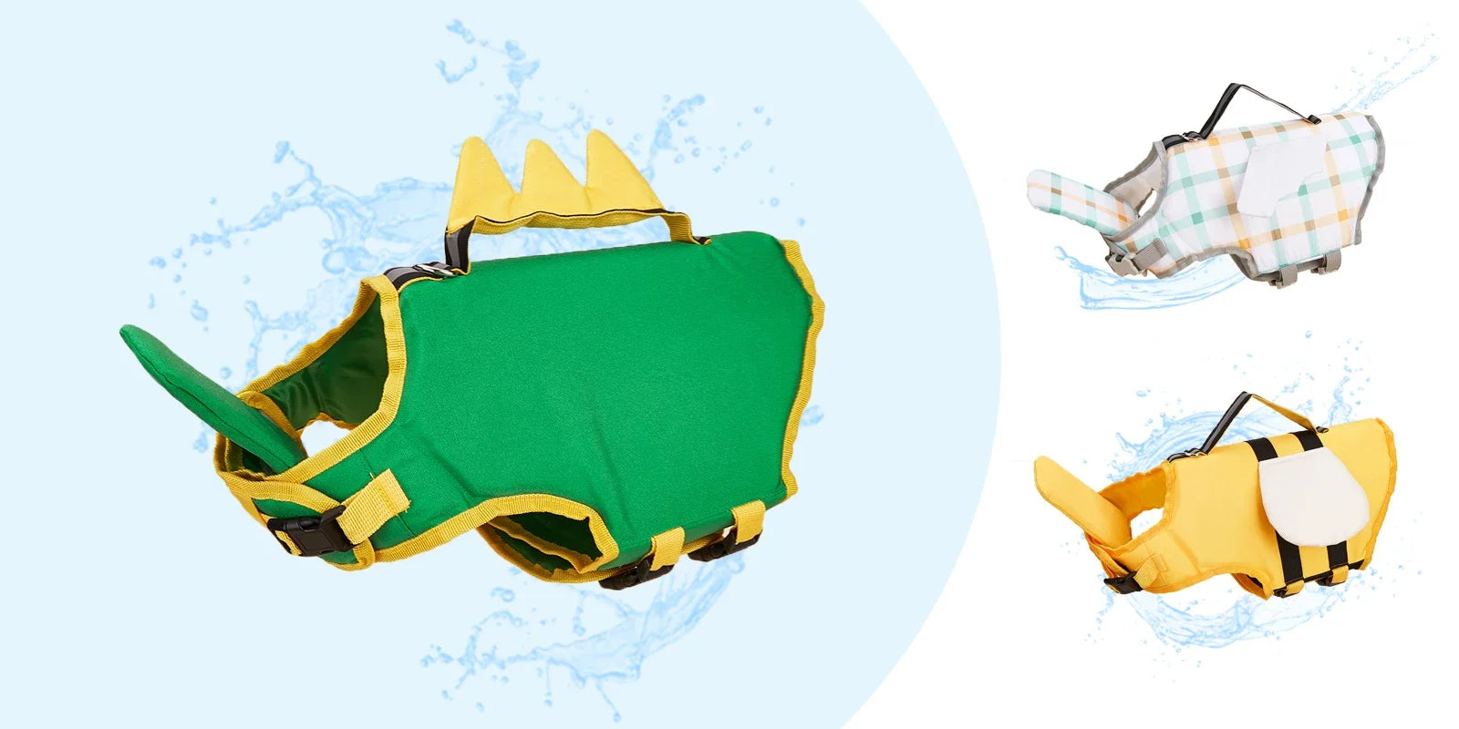 Reflective Adjustable Dog Flotation Life Vest