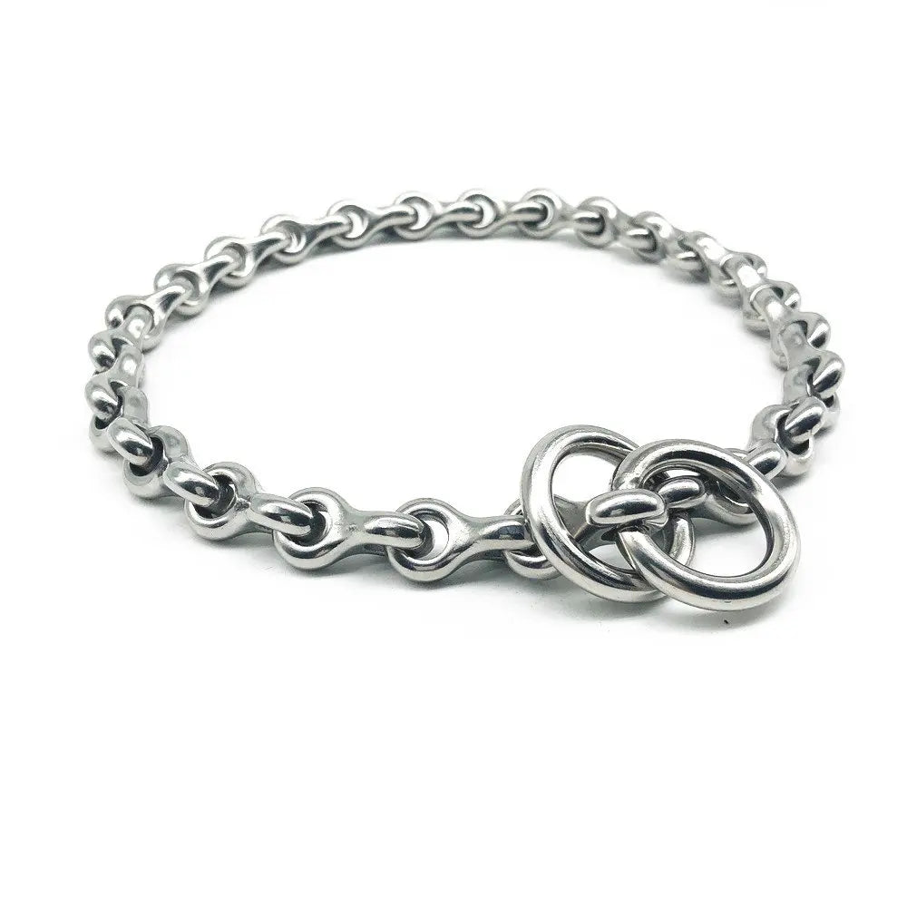 Strong Stainless Steel Dog Keel Chain Collar
