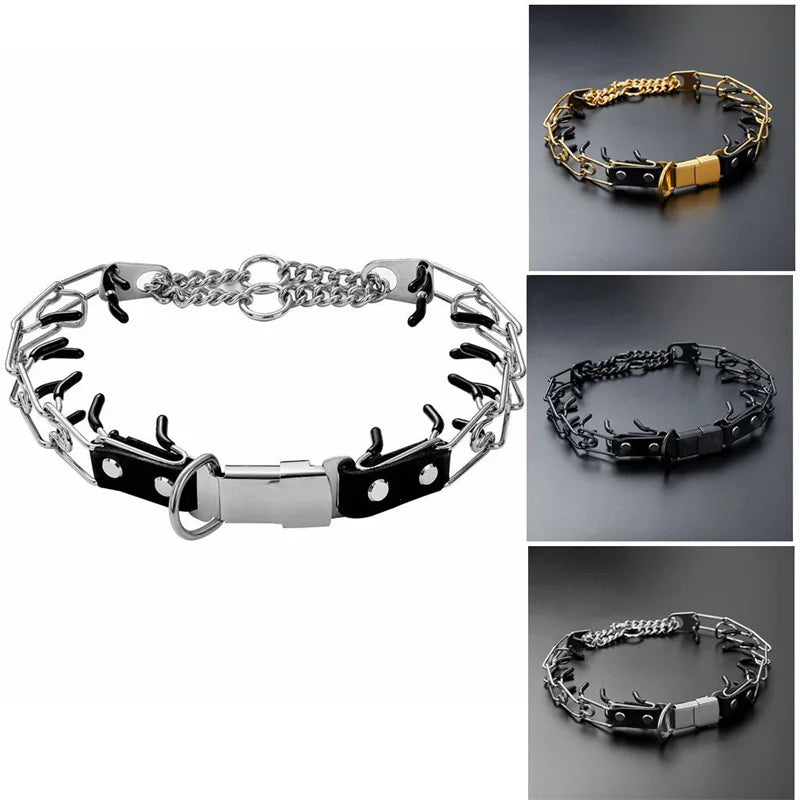 Metal Prong Stainless Steel Training Collar