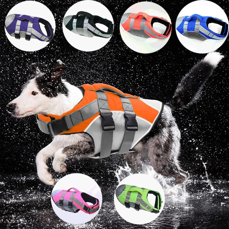 Oxford Hound Reflective Dog Life Safety Jacket