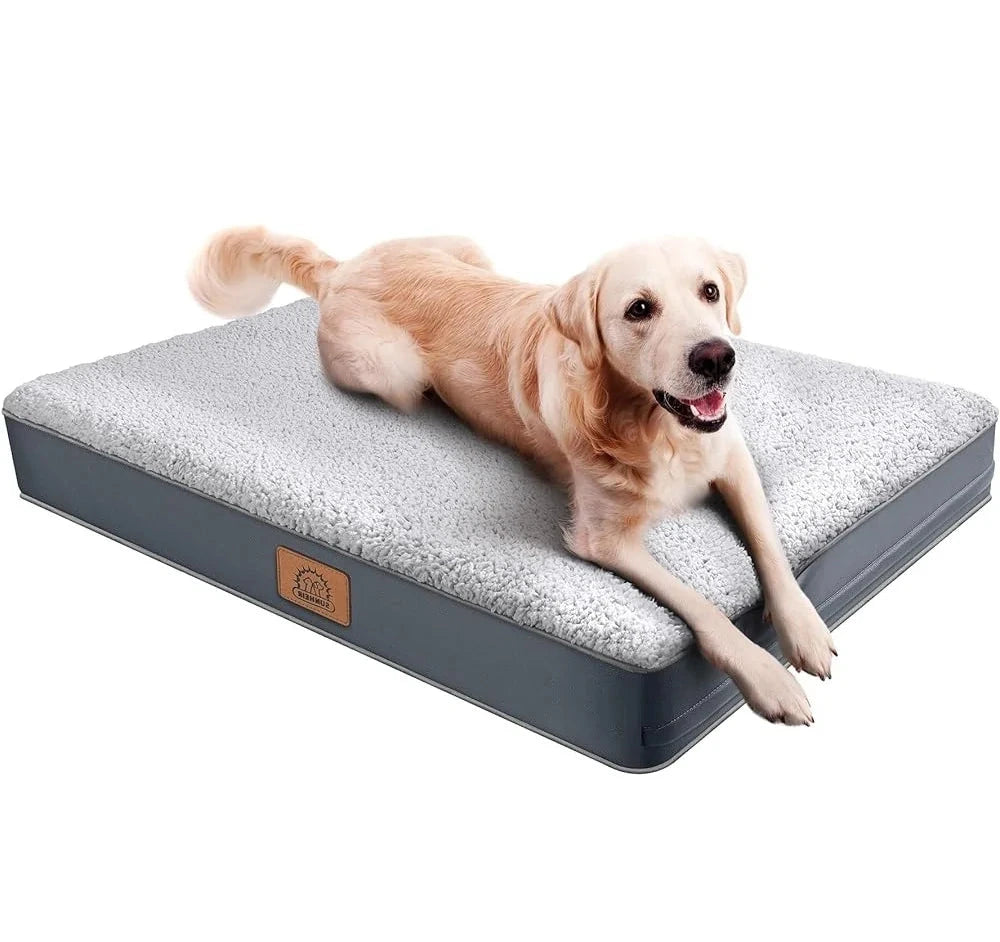 Large Egg-Foam Orthopedic Waterproof Dog Bed