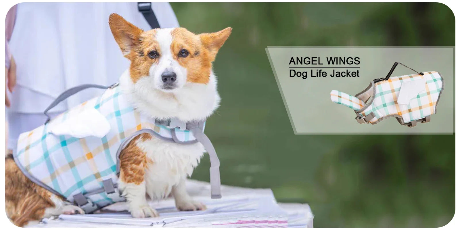 Reflective Adjustable Dog Flotation Life Vest