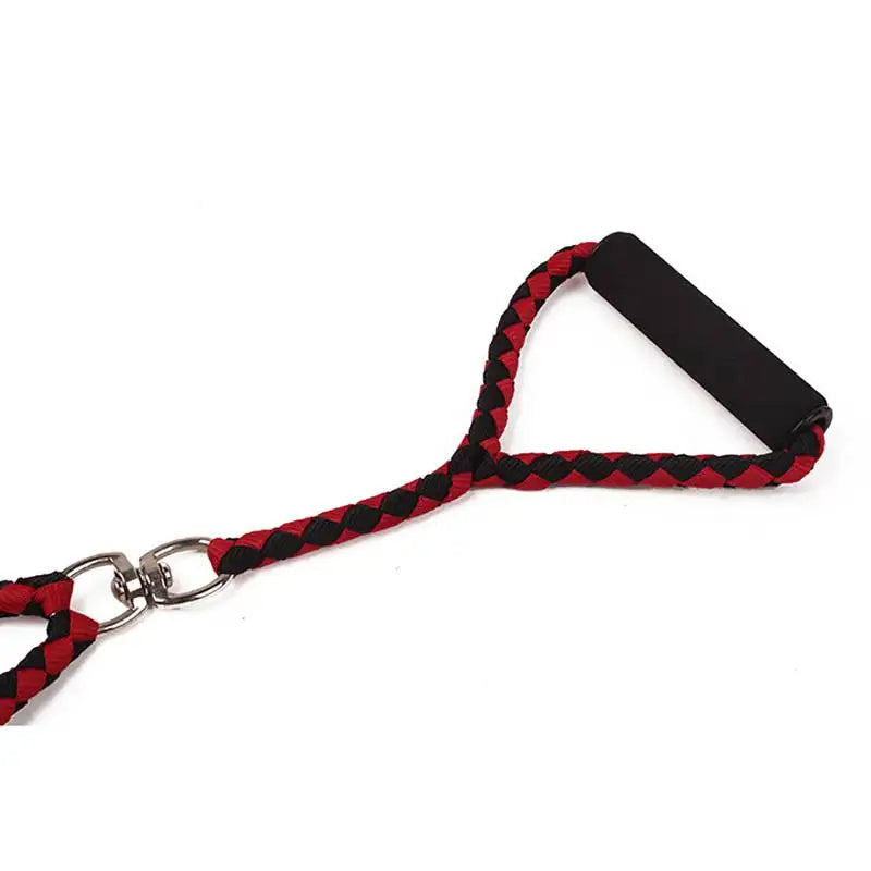 Double Dog Leash w/ 2-Way Couplers & Padded Handle