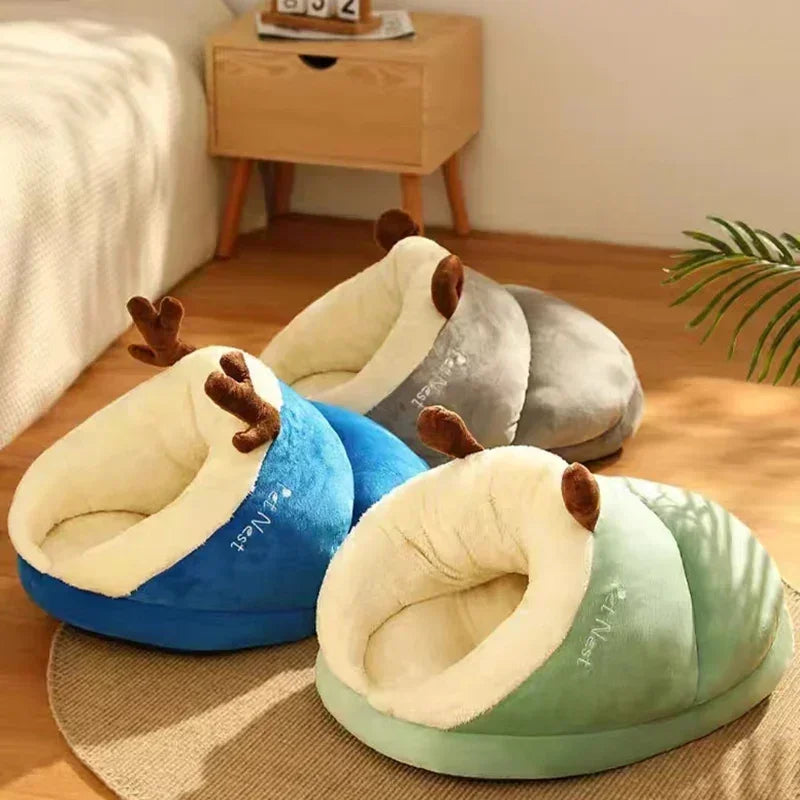Cozy Plush Pet Sleeping Nest