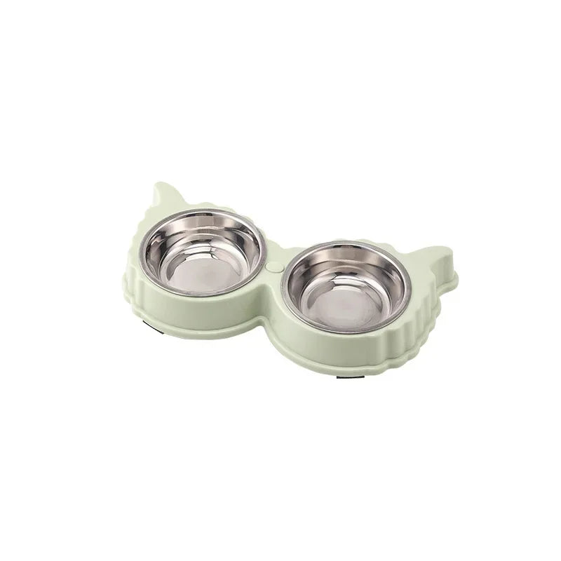 Cute Double Pet Food & Water Bowls