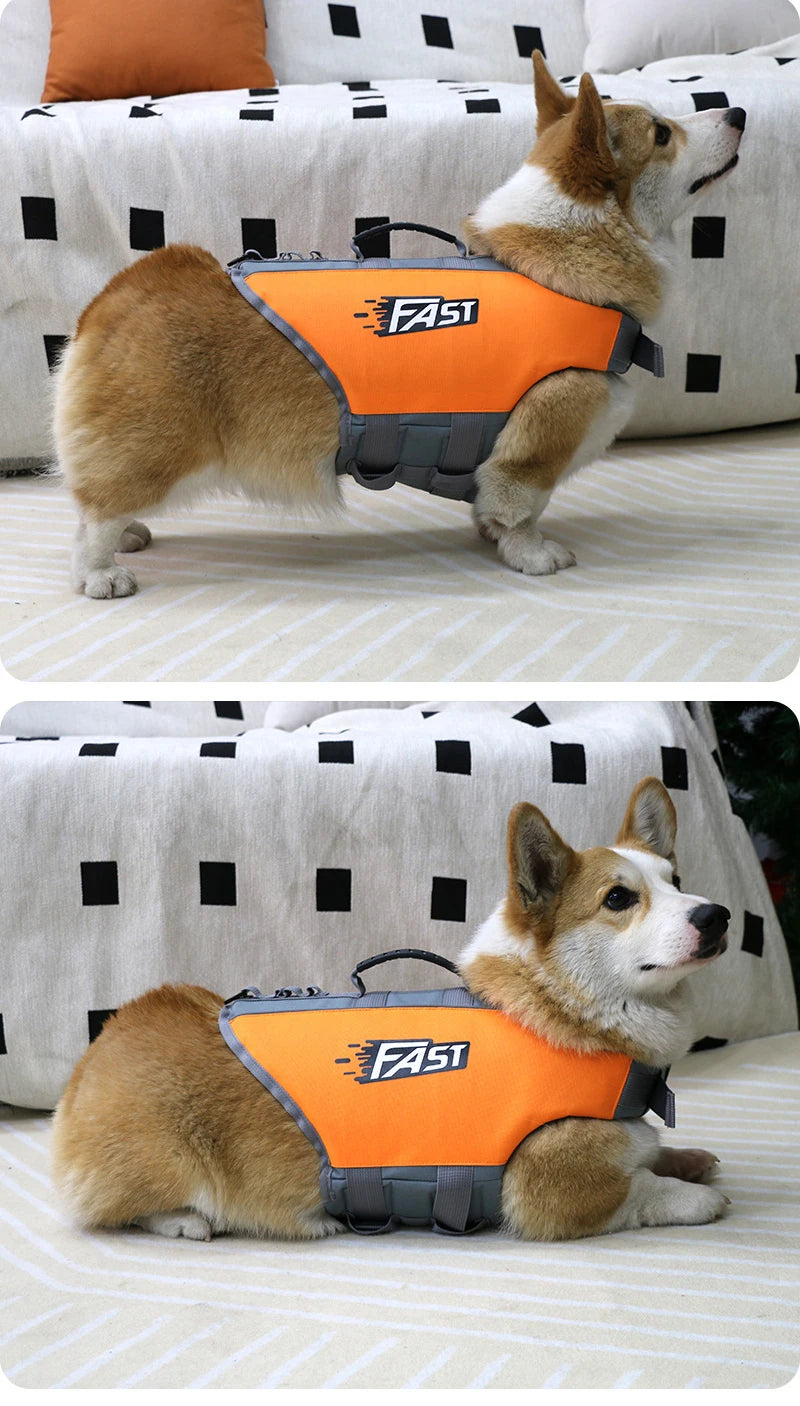 High Buoyancy Dog Life Preserver Vest