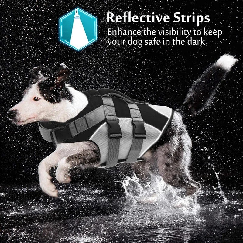 Oxford Hound Reflective Dog Life Safety Jacket