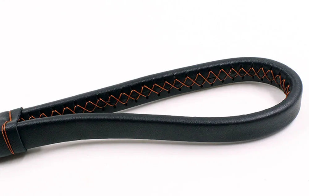 Strong Durable No-Pull Braided Leather Dog Leash