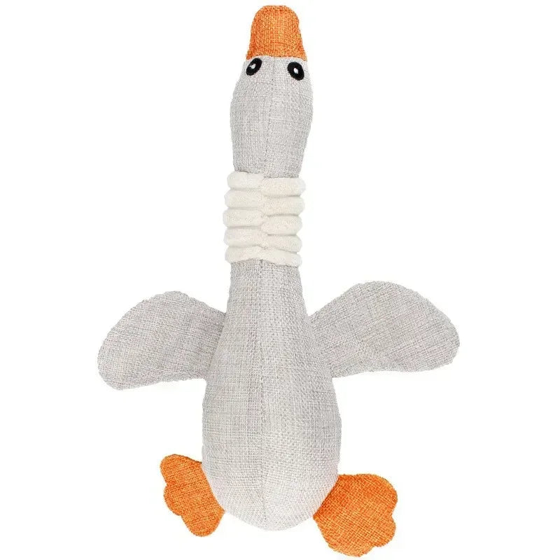 Mallard Duck Plush Dog Toy w/Squeaker