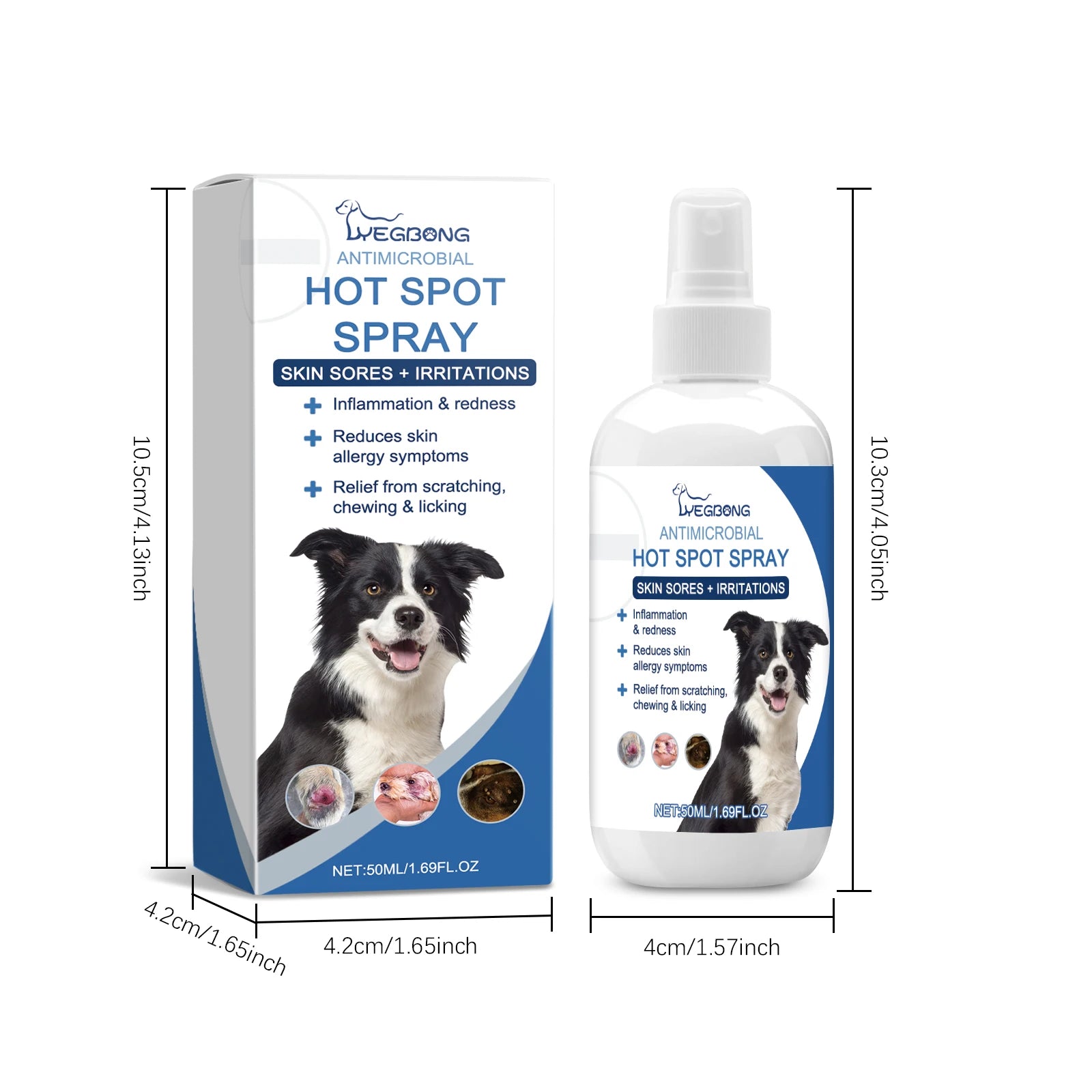 Pet Anti-Microbial Hot Spot Fur Spray