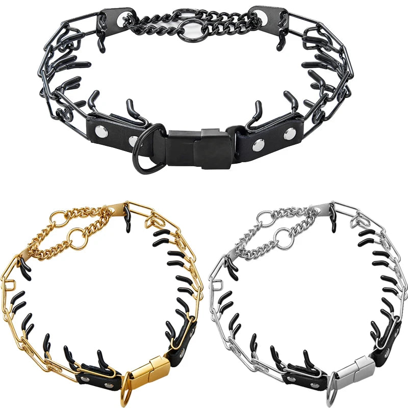 Metal Prong Stainless Steel Training Collar