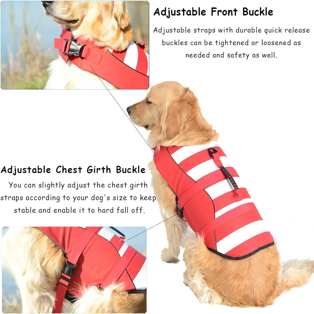 Superior Buoyancy Pet Dog Life Preserver