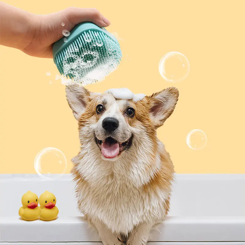 Soft Silicone Pet Bath Brush
