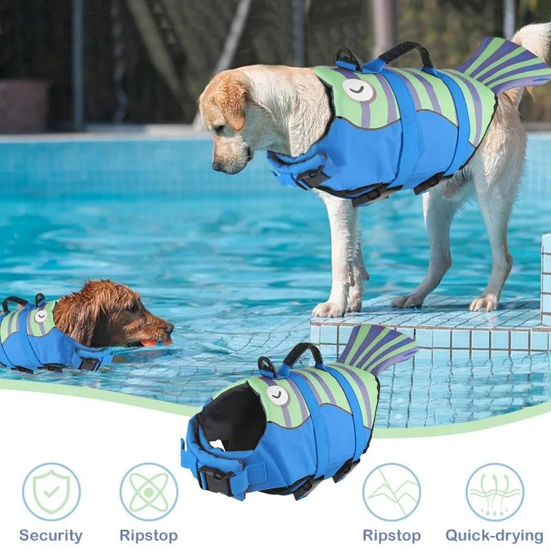 Enhanced Buoyancy Dog Safety Life Jacket