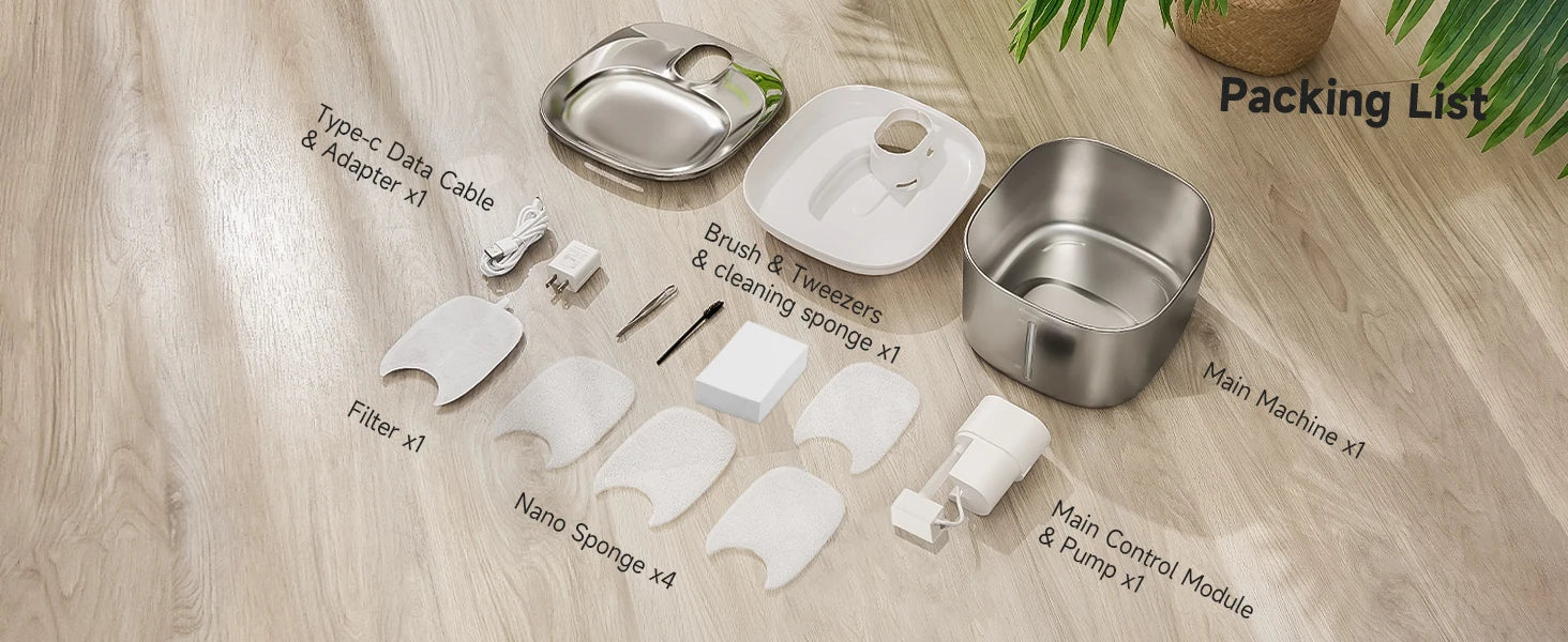 4L Wireless Auto Sensor Pet Water Fountain