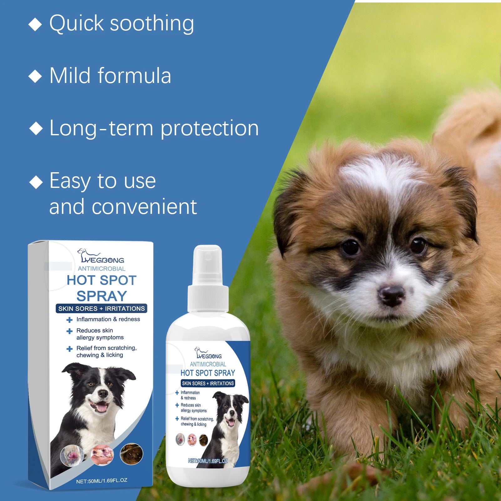 Pet Anti-Microbial Hot Spot Fur Spray