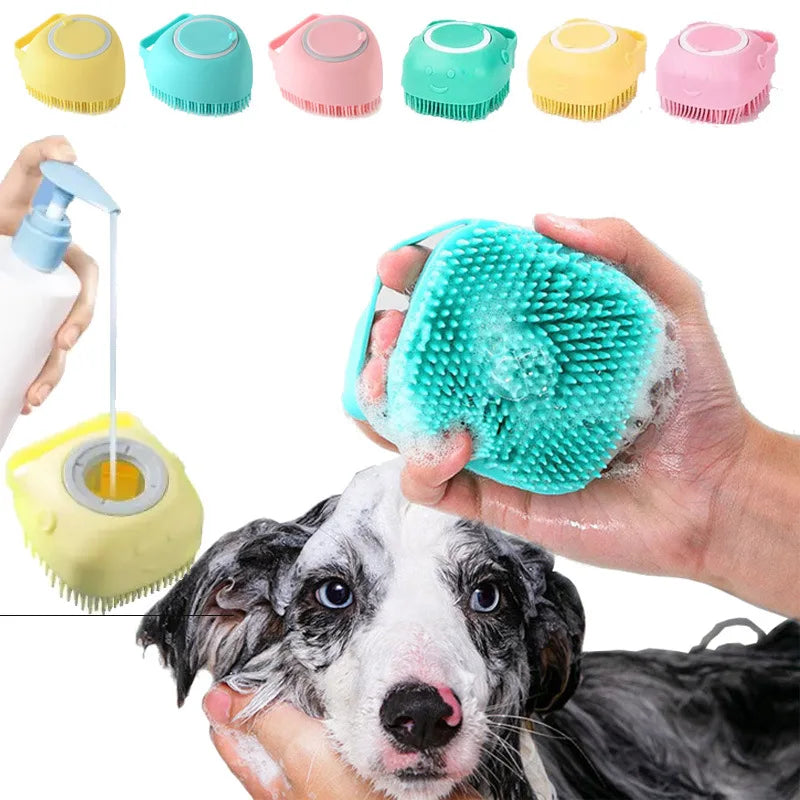 Soft Silicone Pet Bath Brush